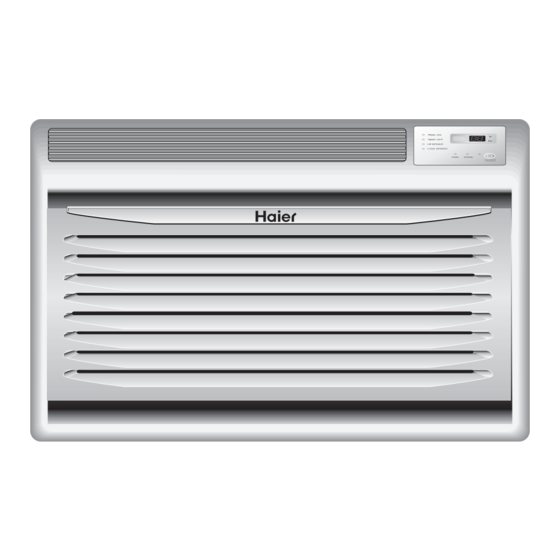 Haier Hwr Xc Btu Window Air Conditioner User Manual Pdf Download Manualslib