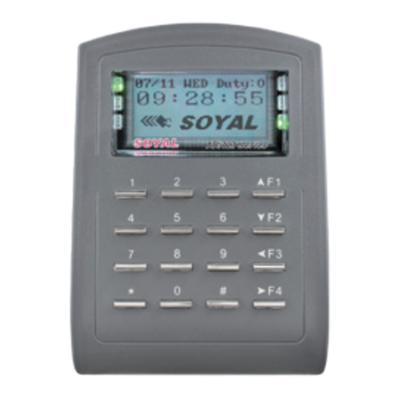 Soyal AR-727 Manual