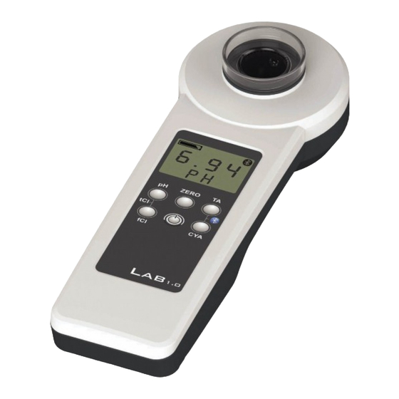 Water I.D. PoolLab 1.0 User Manual