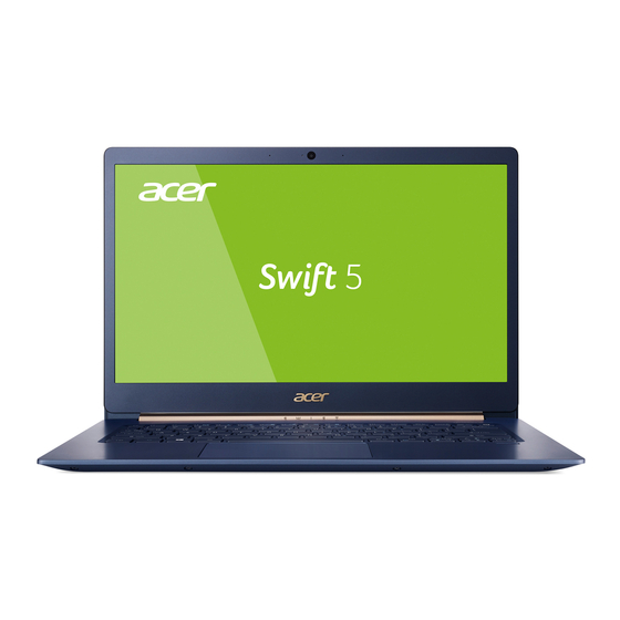 Acer Swift 5 Manuals