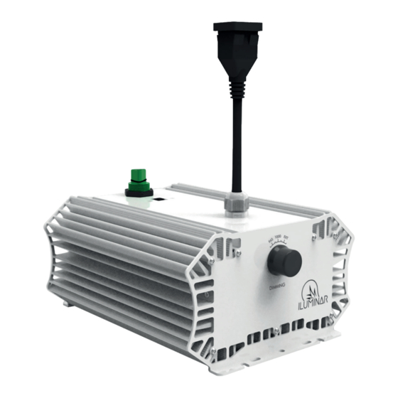 Iluminar CMH DE REMOTE BALLAST 1000W User Manual