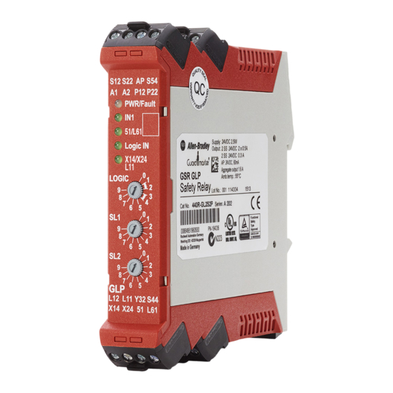 Rockwell Automation Allen-Bradley Guardmaster 440R-GL2S2P User Manual
