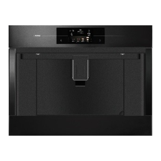 Asko CM8478GG Instructions For Use Manual