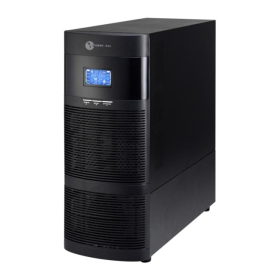 Power-all FRUK19-3000HV-01V User Manual