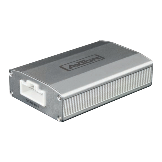 AXTON A430DSP Installation & Operation Manual