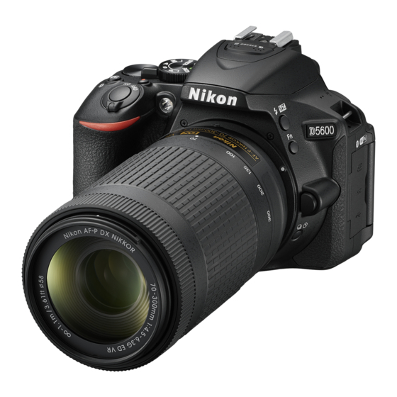 Nikon D5600 User Manual
