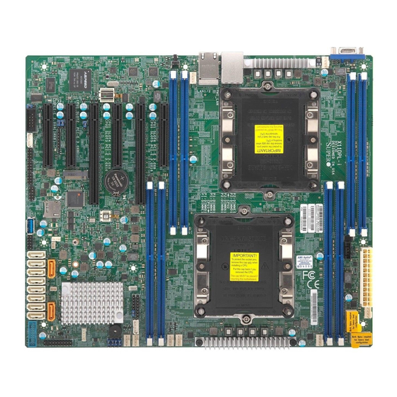 Supermicro X11DPL-i User Manual