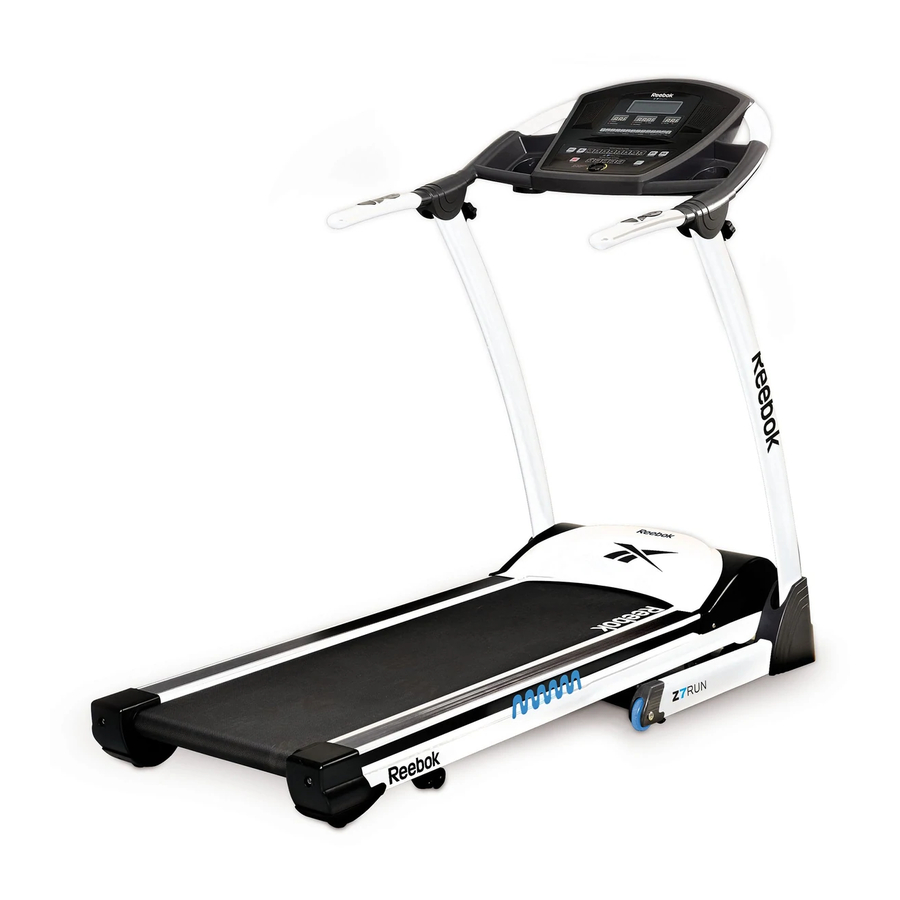 Reebok Z007 User Manual