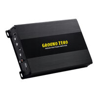 Ground Zero Iridium GZIA 1.1000DX-II Owner's Manual