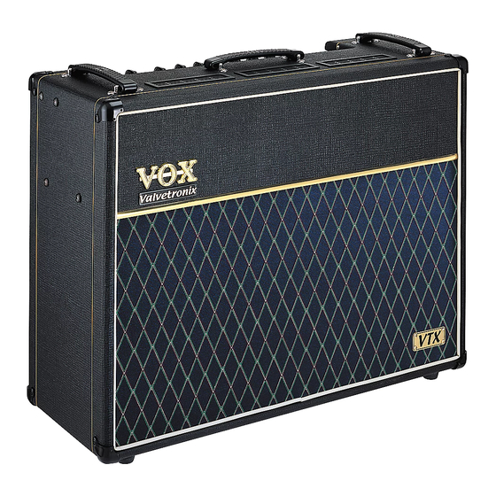 Vox Valvetronix AD120VTX Addendum