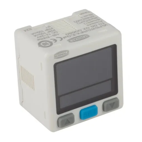 Schmalz VS-W-D Series Operating Instructions