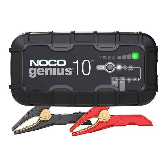 NOCO Genius GENIUS10UK User Manual & Warranty