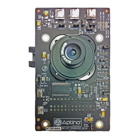 ON Semiconductor MT9P006 Quick Start Manual