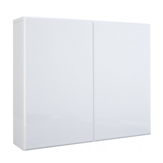 Argos Home Gloss Double Wall Cabinet White 547/5173 Assembly Instructions Manual