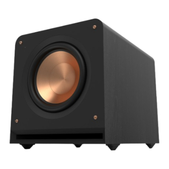 Klipsch RP-1200SW Manual