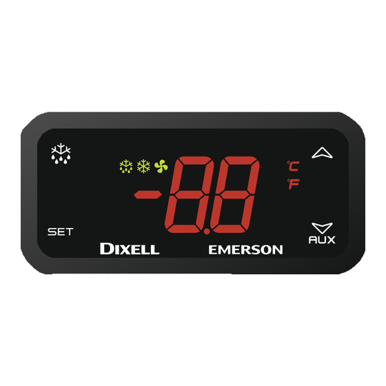 Emerson DIXELL XR02CH Installing And Operating Instructions