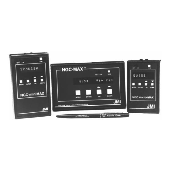 JMI Telescopes MAX Computer Operator's Manual