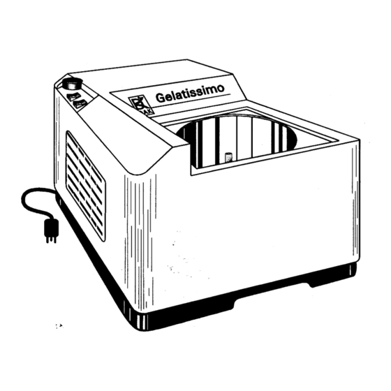 DAK Gelatissimo Owner's Manual