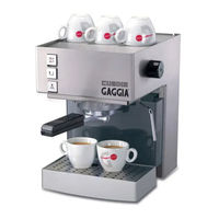 Gaggia grand Operating Instructions Manual