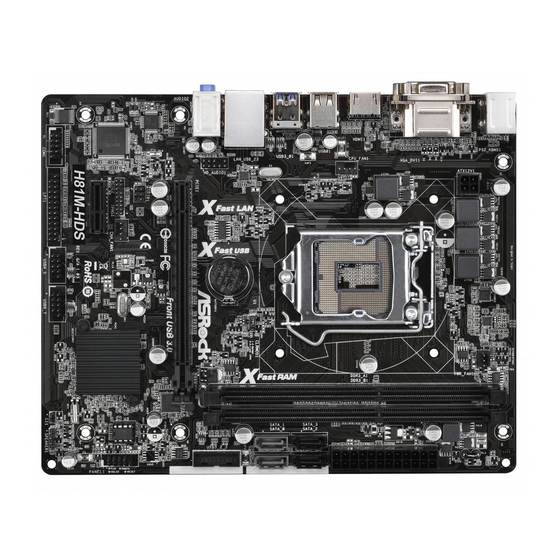 ASROCK H81M-HDS User Manual