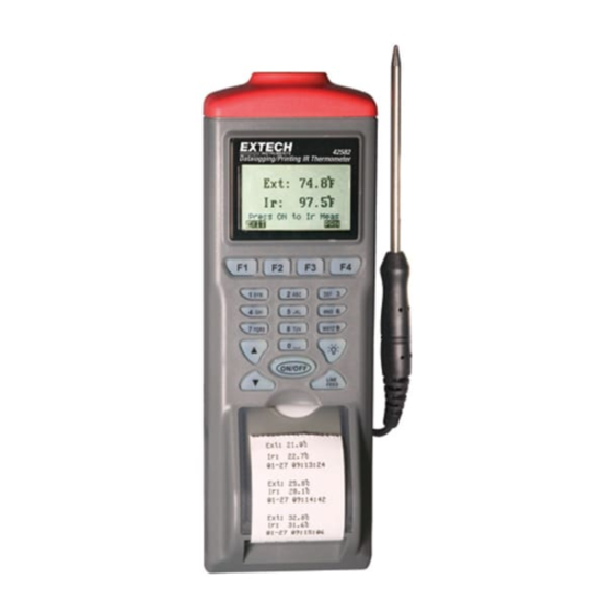 Extech Instruments 42582 User Manual