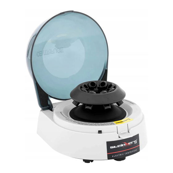 User Manuals: Steinberg Systems SBS-LZ-300 Centrifuge