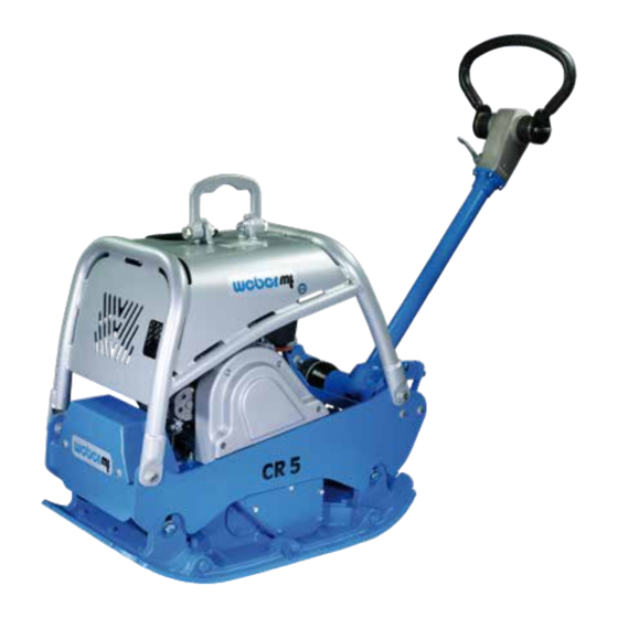 Weber mt CR 5-II CCD Operating And Maintenance Manual