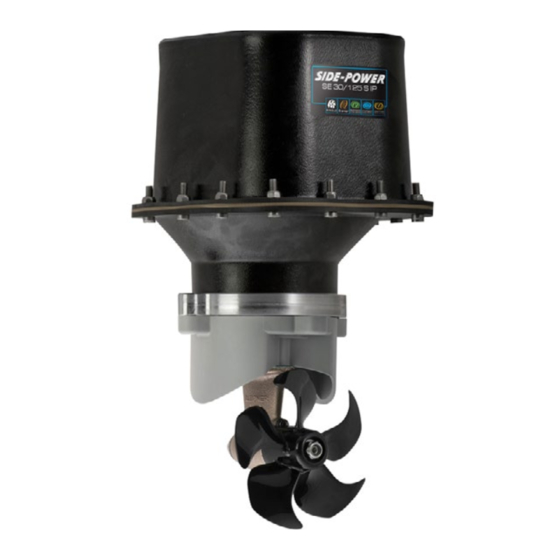 SLEIPNER MOTOR AS SIDE-POWER SE 30/125 S IP Installation And User Manual