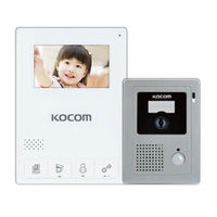 Kocom KCV-434 Operating & Installation Manual