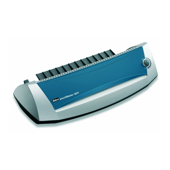 ibico pouchmaster 9vt Instruction Manual