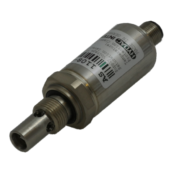 HYDAC ELECTRONIC AS 1000 User Manual