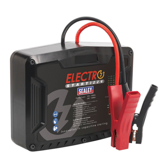 Sealey ElectroStart E/START1224 Instructions