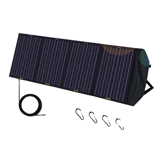 ECO-WORTHY 120W Foldable Solar Panel Charger Manuals