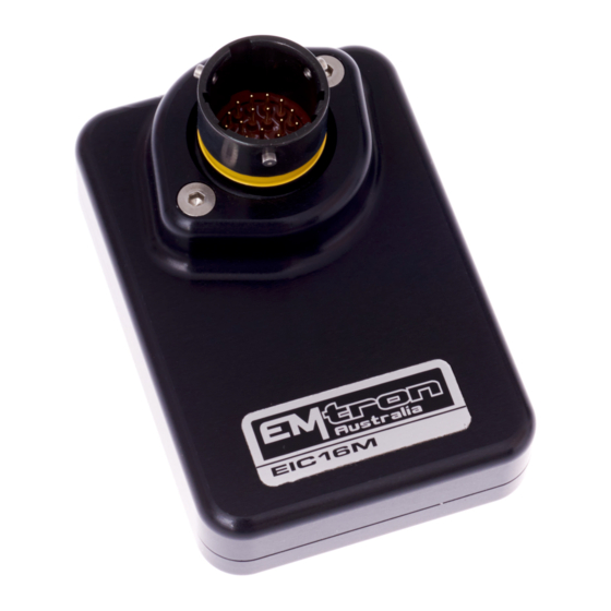 Emtron EIC10 User Manual