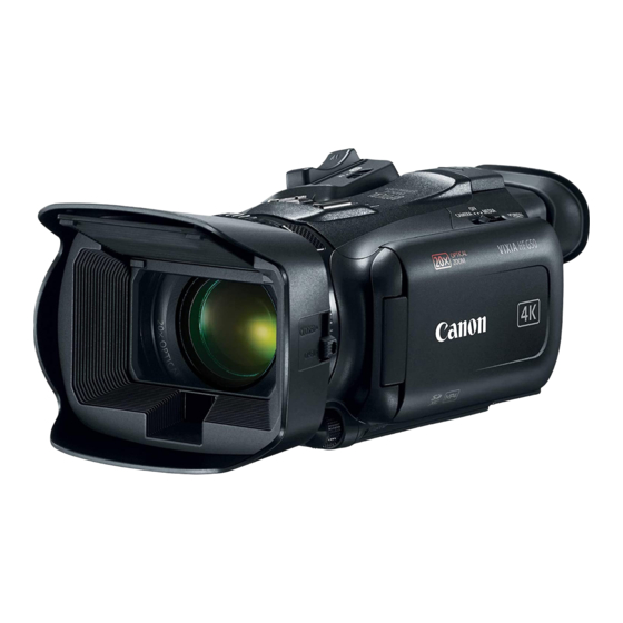 Canon VIXIA HF G50 Manuals
