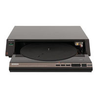 Sony PS-FL7II - Stereo Turntable Operating Instructions Manual