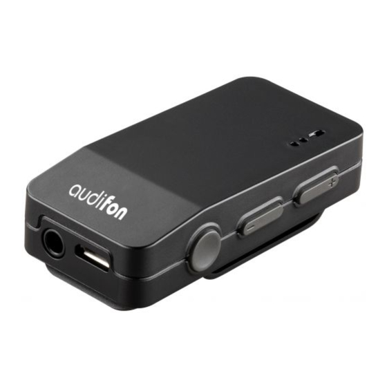 Audifon MULTISTREAMER PRO User Manual
