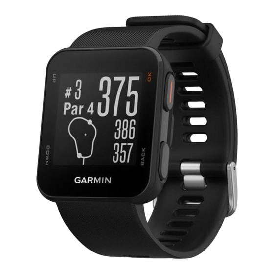 Garmin APPROACH S10 Owner's Manual