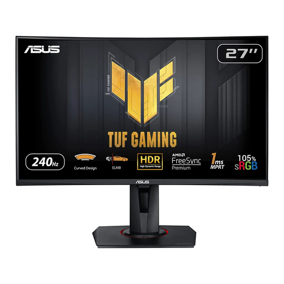 Asus TUF Gaming VG27V Series User Manual
