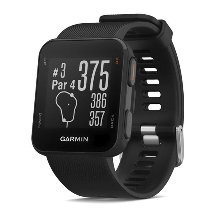 Garmin APPROACH S10 GPS Golf Watch Manual