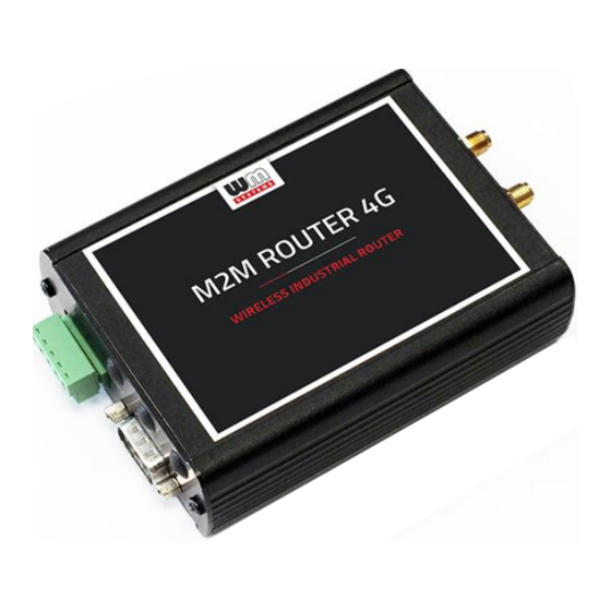 WM Systems Industrial Router M2M User Manual