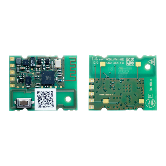 EnOcean PTM 535Z (DB) User Manual