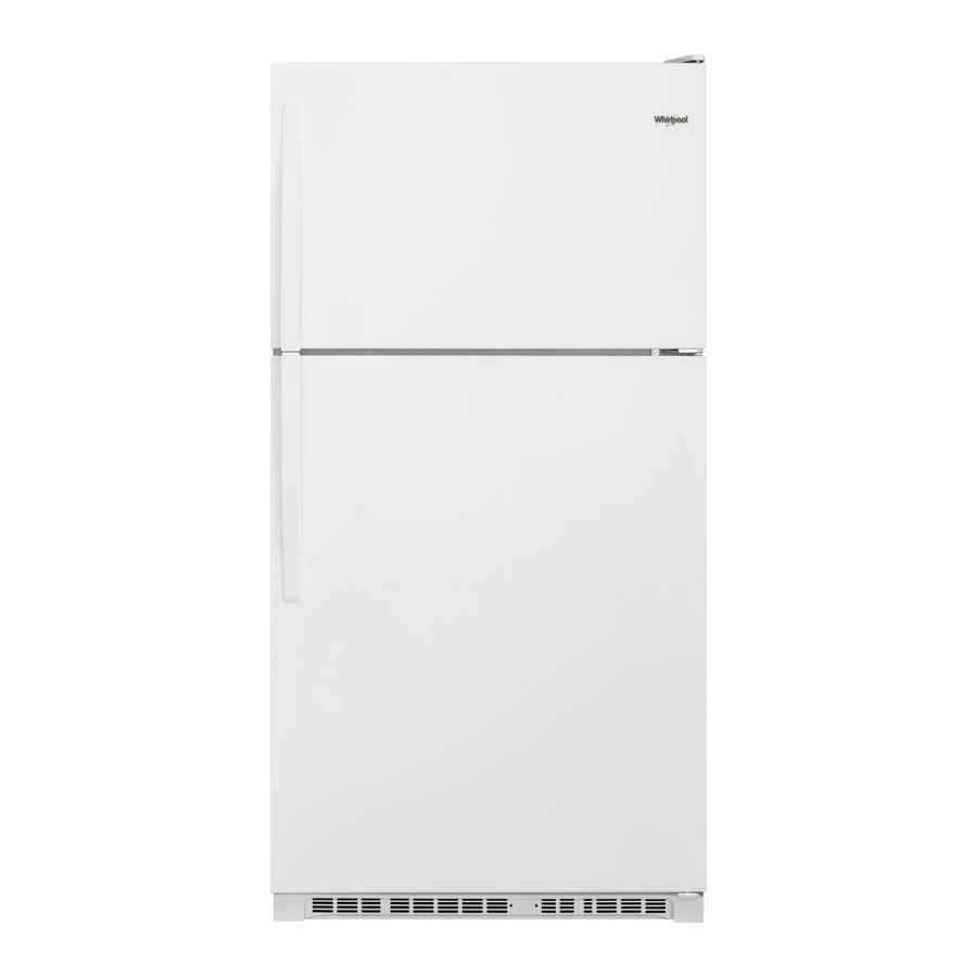 Whirlpool WRT311FZDW - 33-inch Wide Top Freezer Refrigerator - 20 cu. ft. Manual