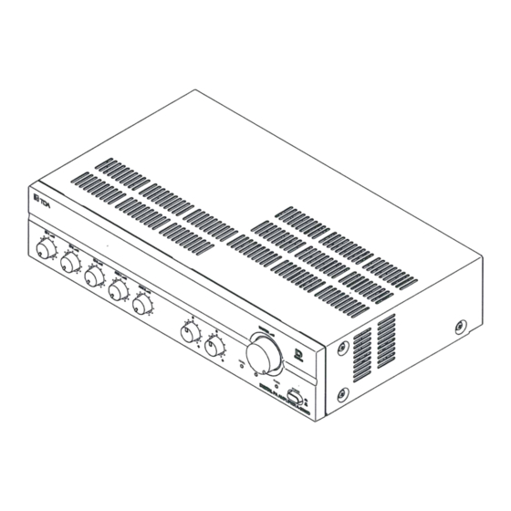 Toa A-2060D SERIES Digital PA Amplifier Manuals