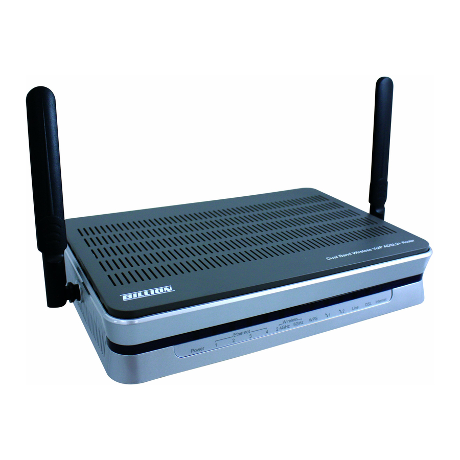 Billion BiPAC 7404VGOX Quick Start Manual