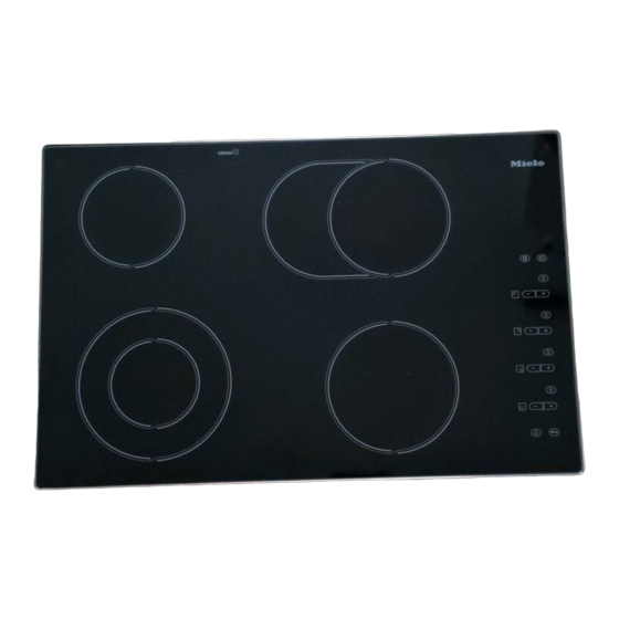 Miele KM 443 Operating Instructions Manual