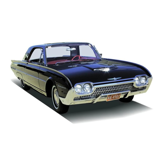 Ford 1962 Thunderbird Shop Manual