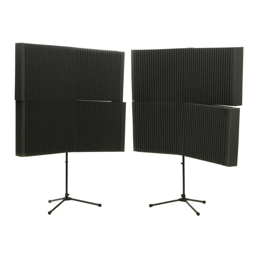 Auralex Acoustics Modular Acoustical Environment MAX-Wall Instruction Sheet