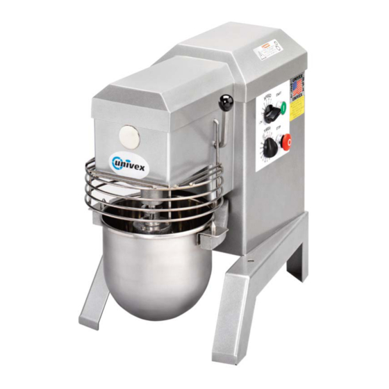 Univex SRM8 Operator's Manual
