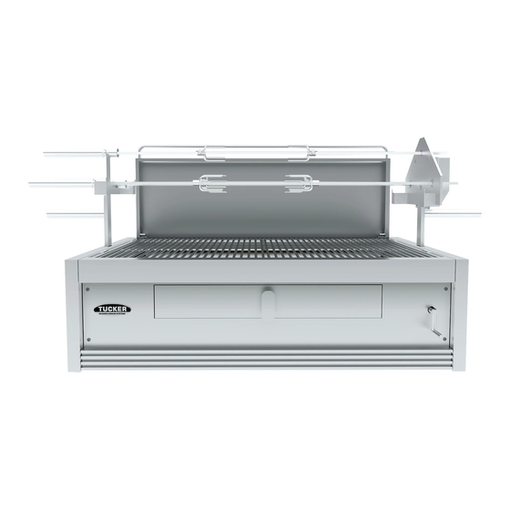Tucker Barbecues Charcoal Deluxe Built In Assembly, Installation And Operating Instructions